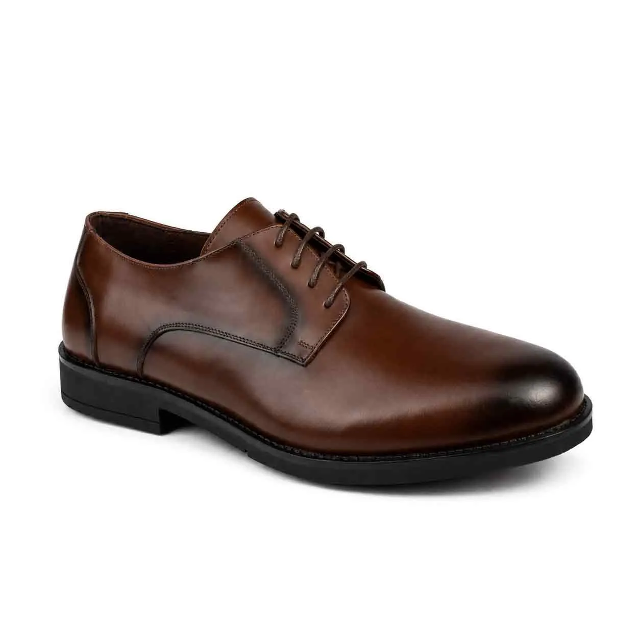 Chaussure homme 101-2 marron verni  